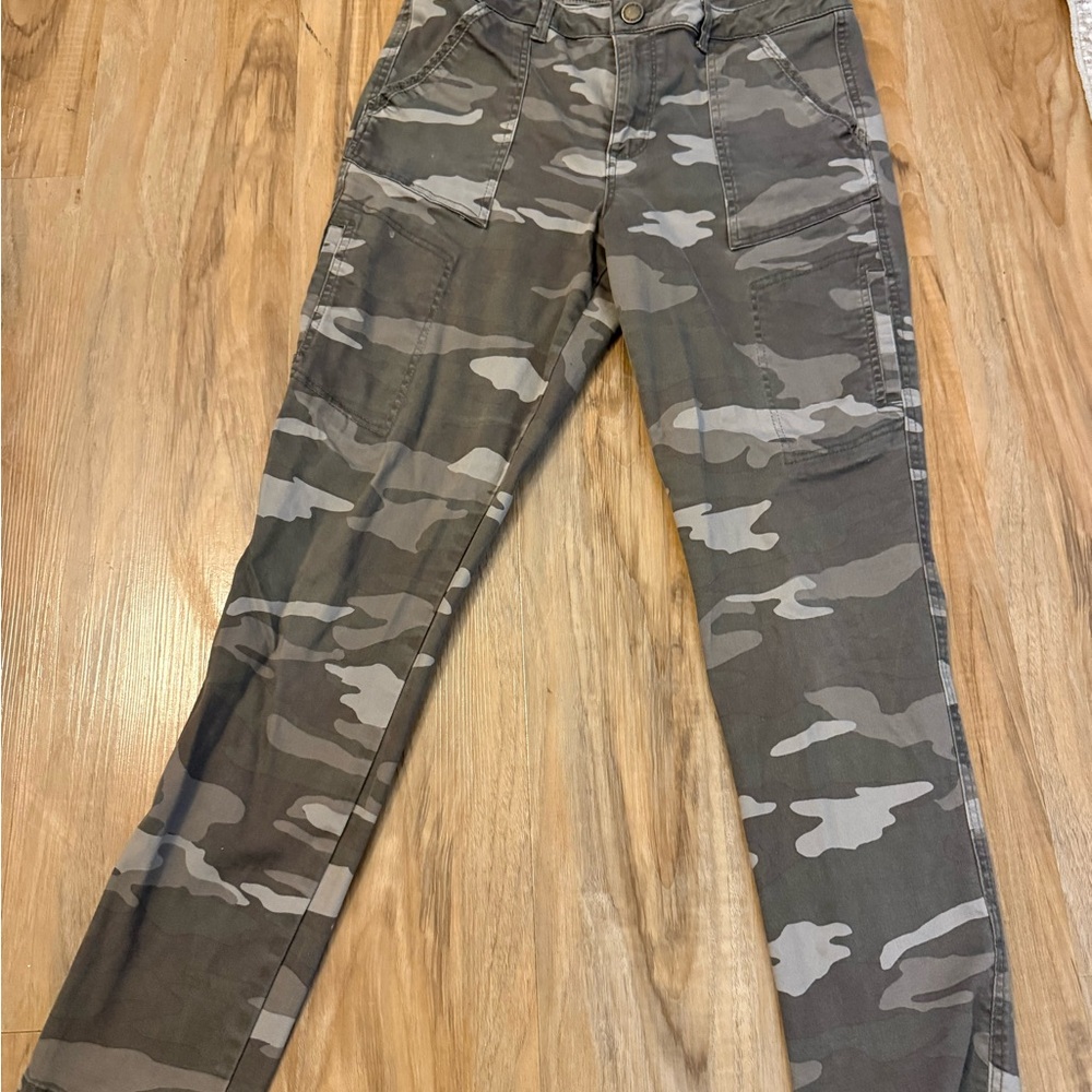 Wit & Wisdom Camouflage Straight Leg Jeans